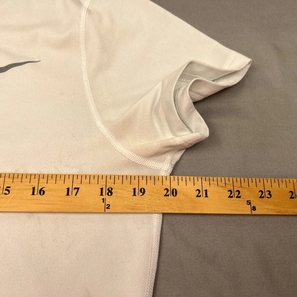 Nike Rollins College Tars Basketball T Shirt Ladies Large Dri-Fit White Tee